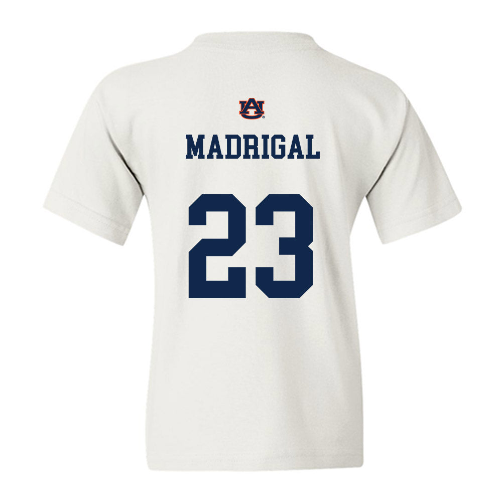 Auburn - NCAA Baseball : Eddie Madrigal - Sport Shersey Youth T-Shirt-1