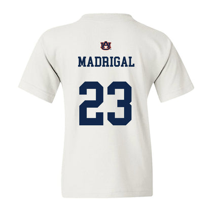 Auburn - NCAA Baseball : Eddie Madrigal - Sport Shersey Youth T-Shirt-1