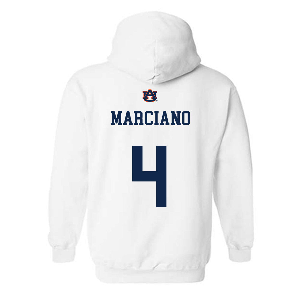 Auburn - NCAA Baseball : Jake Marciano - Sport Shersey Hooded Sweatshirt-1