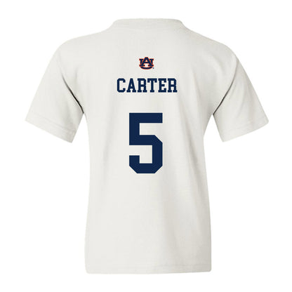 Auburn - NCAA Baseball : Bristol Carter - Sport Shersey Youth T-Shirt-1