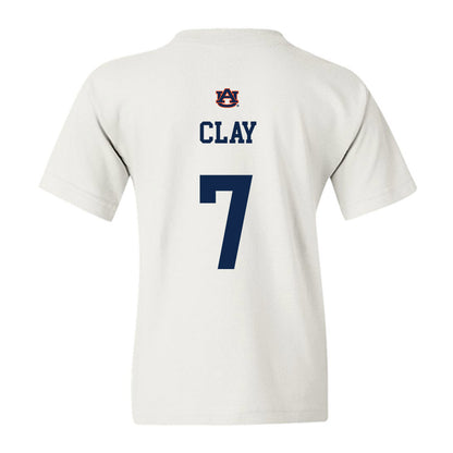 Auburn - NCAA Baseball : Todd Clay - Sport Shersey Youth T-Shirt-1