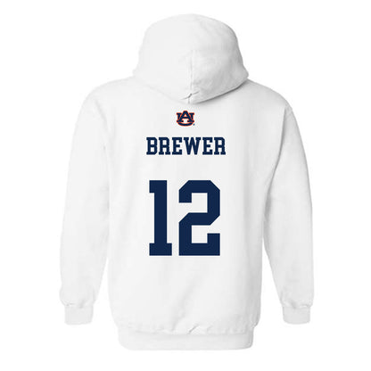Auburn - NCAA Baseball : Garrett Brewer - Sport Shersey Hooded Sweatshirt-1