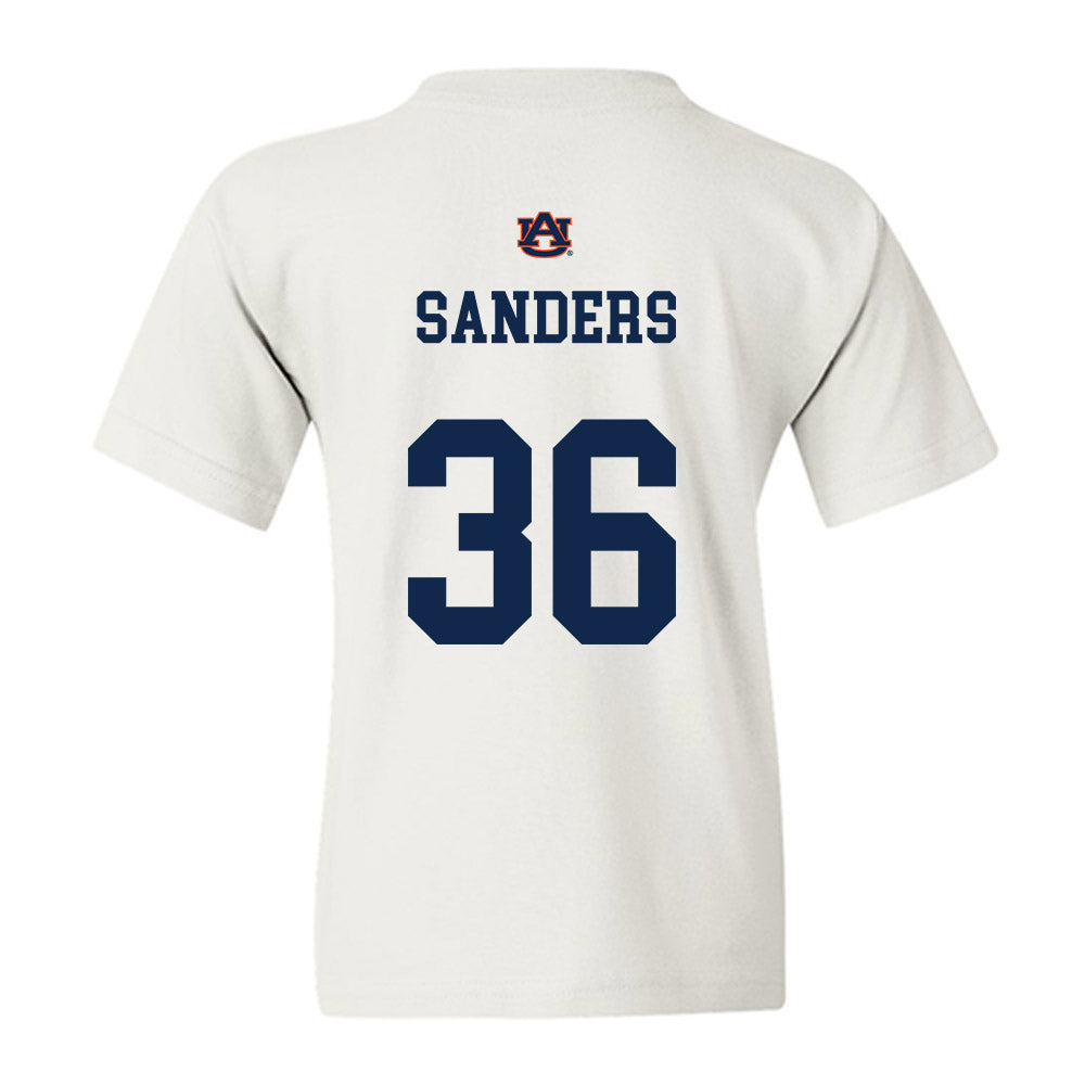 Auburn - NCAA Baseball : Jackson Sanders - Sport Shersey Youth T-Shirt-1