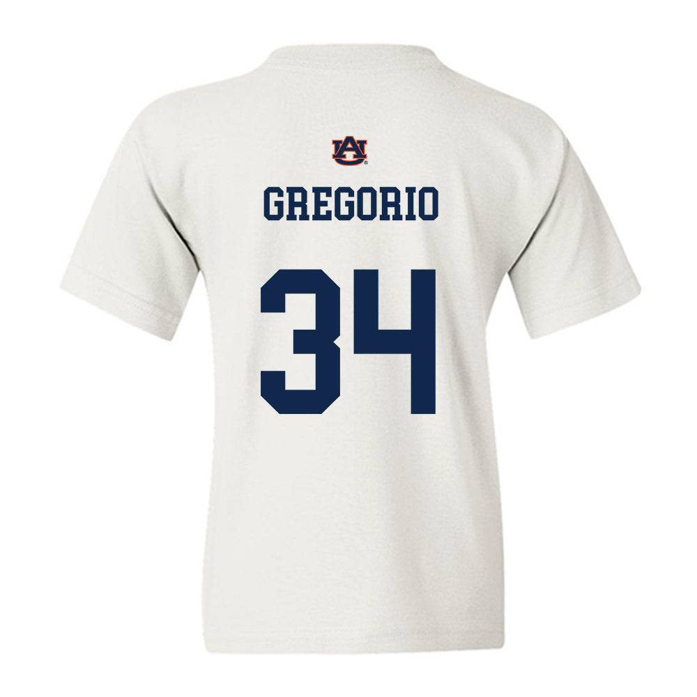 Auburn - NCAA Baseball : Logan Gregorio - Sport Shersey Youth T-Shirt-1