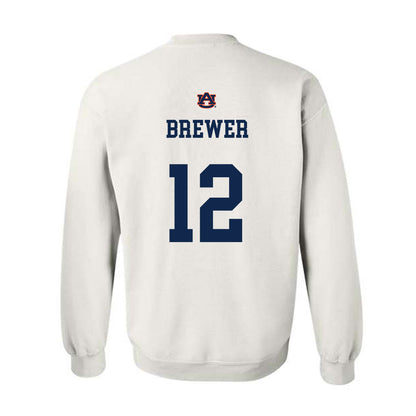 Auburn - NCAA Baseball : Garrett Brewer - Sport Shersey Crewneck Sweatshirt-1