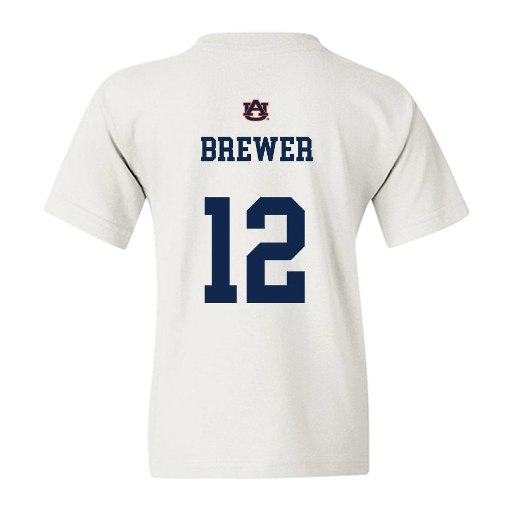Auburn - NCAA Baseball : Garrett Brewer - Sport Shersey Youth T-Shirt-1