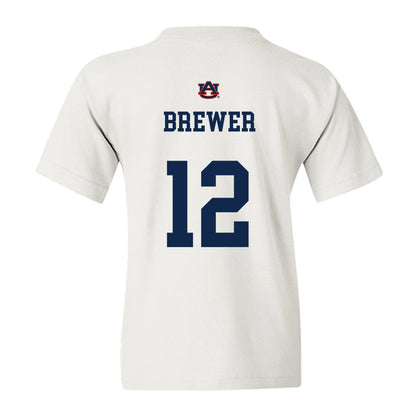 Auburn - NCAA Baseball : Garrett Brewer - Sport Shersey Youth T-Shirt-1