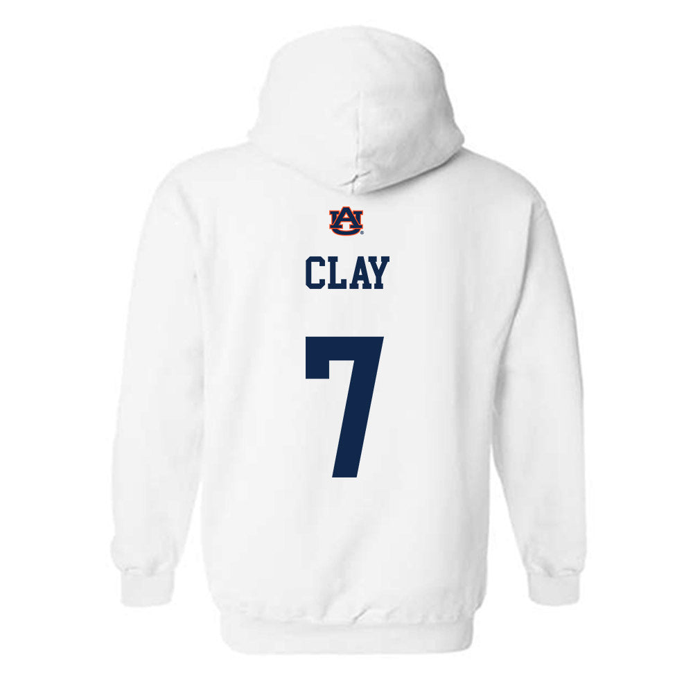 Auburn - NCAA Baseball : Todd Clay - Sport Shersey Hooded Sweatshirt-1