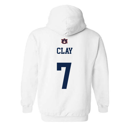 Auburn - NCAA Baseball : Todd Clay - Sport Shersey Hooded Sweatshirt-1