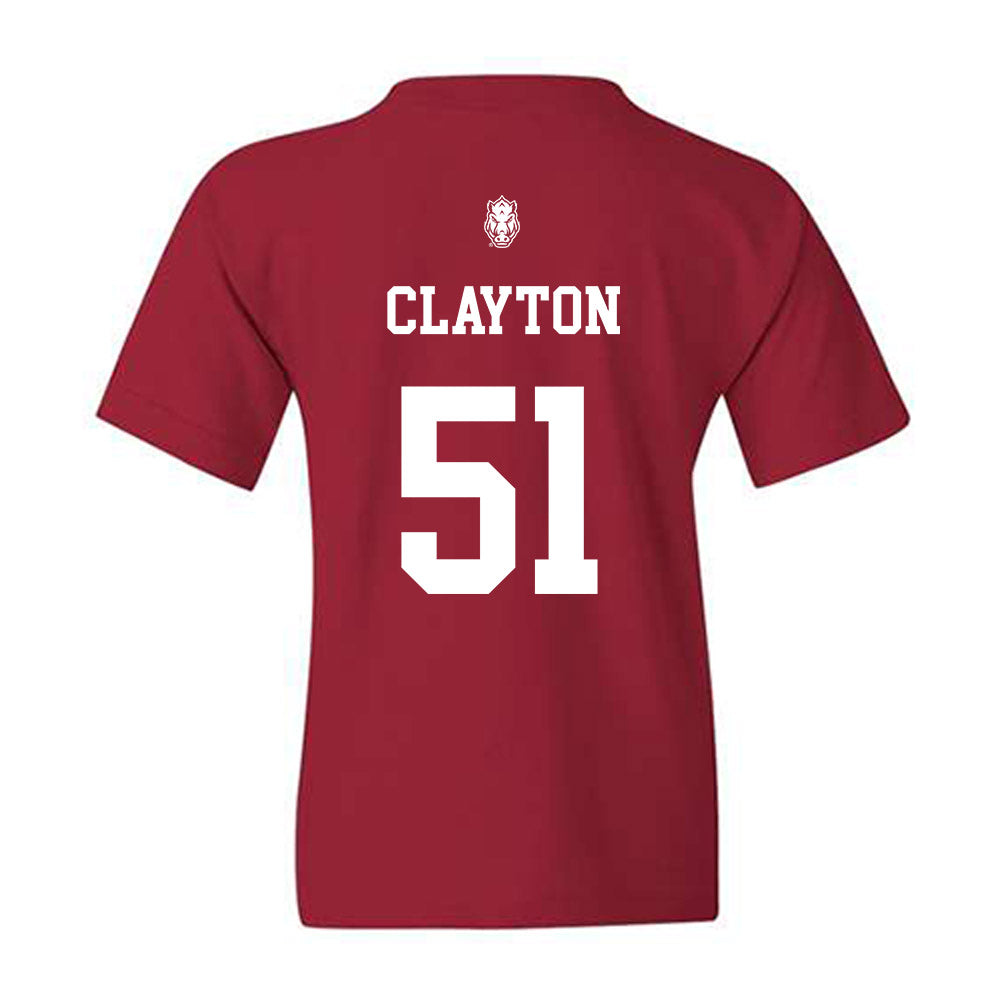 Arkansas - NCAA Football : Carey Clayton - Classic Shersey Youth T-Shirt-1