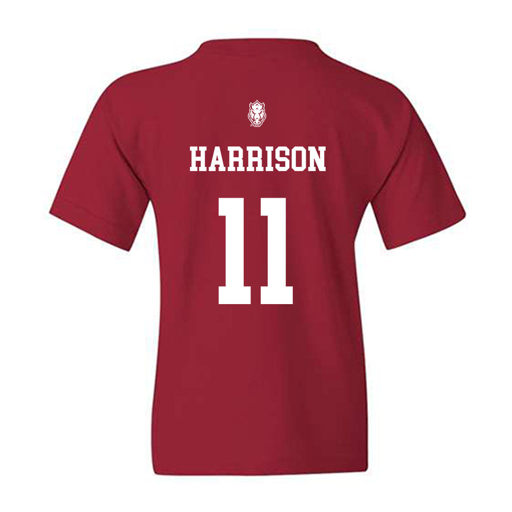 Arkansas - NCAA Football : Monte Harrison - Classic Shersey Youth T-Shirt-1