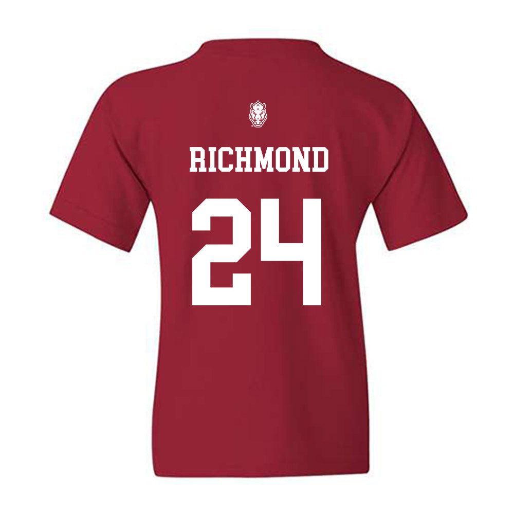 Arkansas - NCAA Men's Basketball : Billy Richmond - Classic Shersey Youth T-Shirt-1