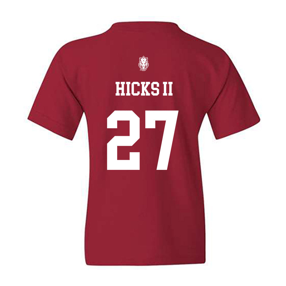 Arkansas - NCAA Football : LaMarcus Hicks II - Classic Shersey Youth T-Shirt-1