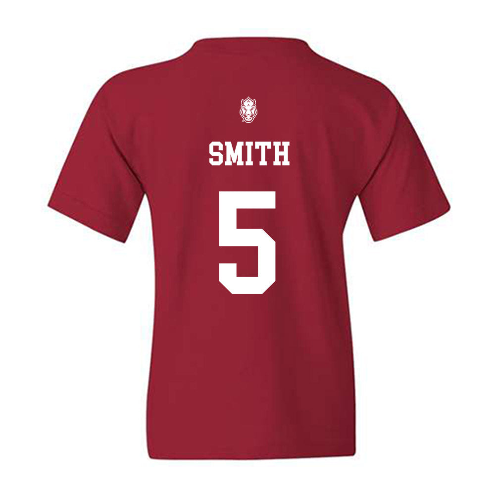 Arkansas - NCAA Football : Sutton Smith - Classic Shersey Youth T-Shirt-1