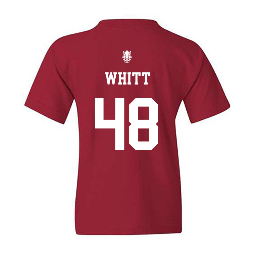 Arkansas - NCAA Football : Joseph Whitt - Classic Shersey Youth T-Shirt-1