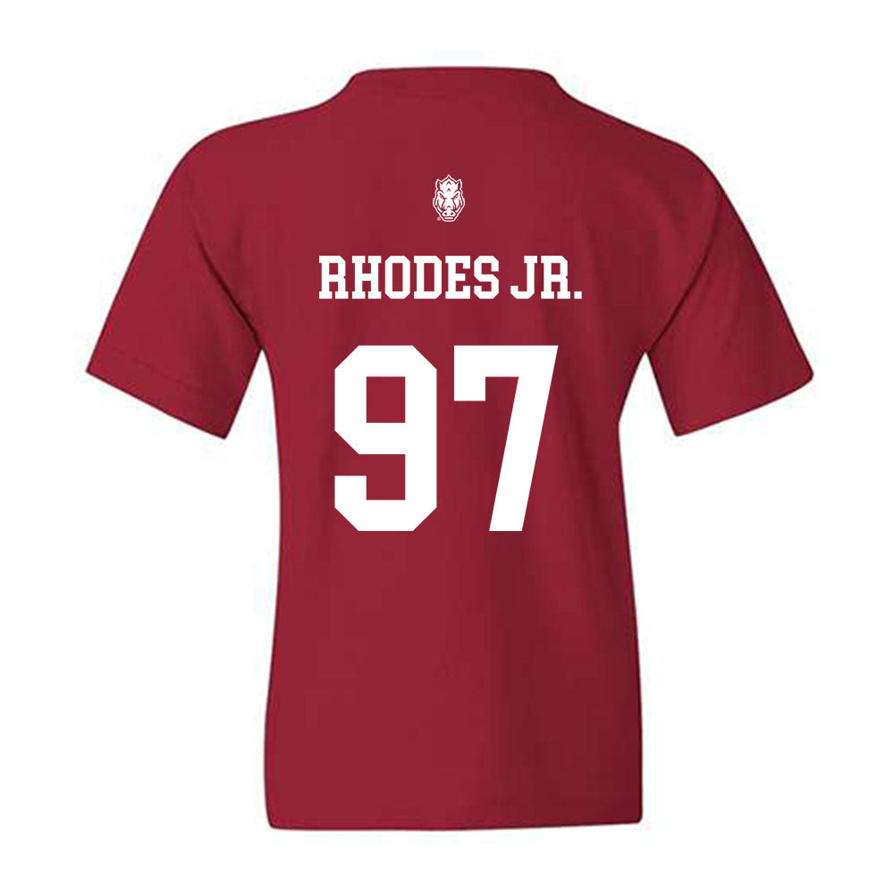 Arkansas - NCAA Football : Quincy Rhodes Jr. - Classic Shersey Youth T-Shirt-1