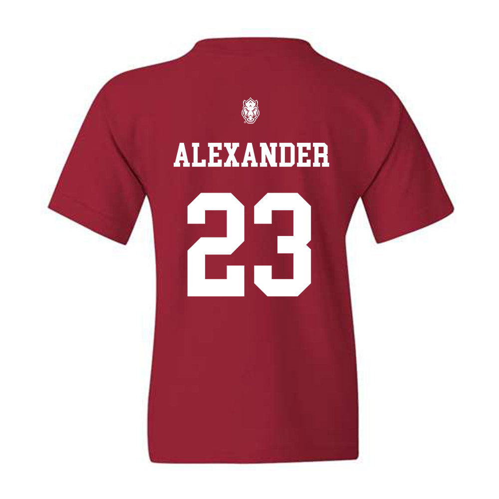 Arkansas - NCAA Women's Volleyball : Aleki Alexander - Classic Shersey Youth T-Shirt