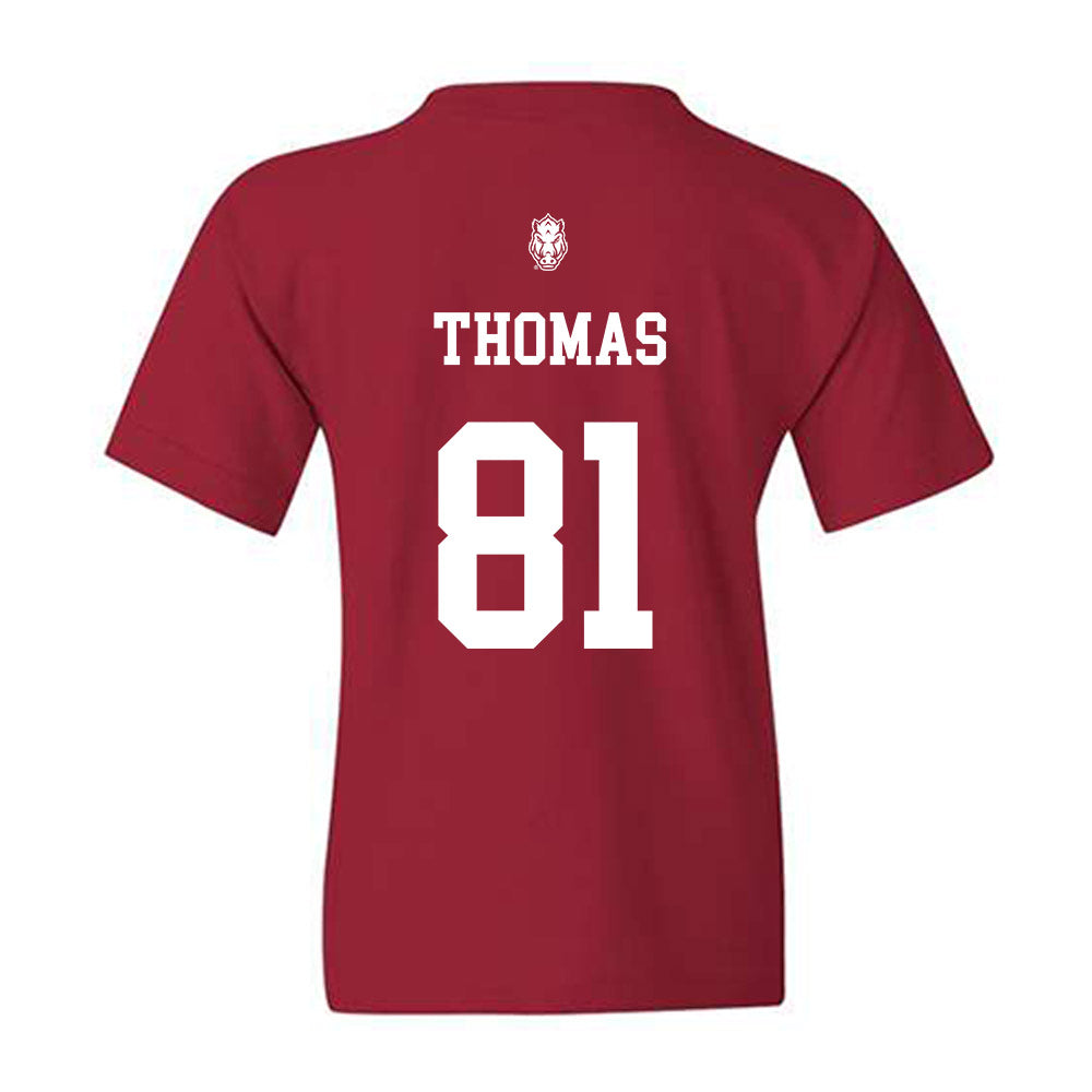 Arkansas - NCAA Football : Dai'Shaun Thomas - Classic Shersey Youth T-Shirt-1