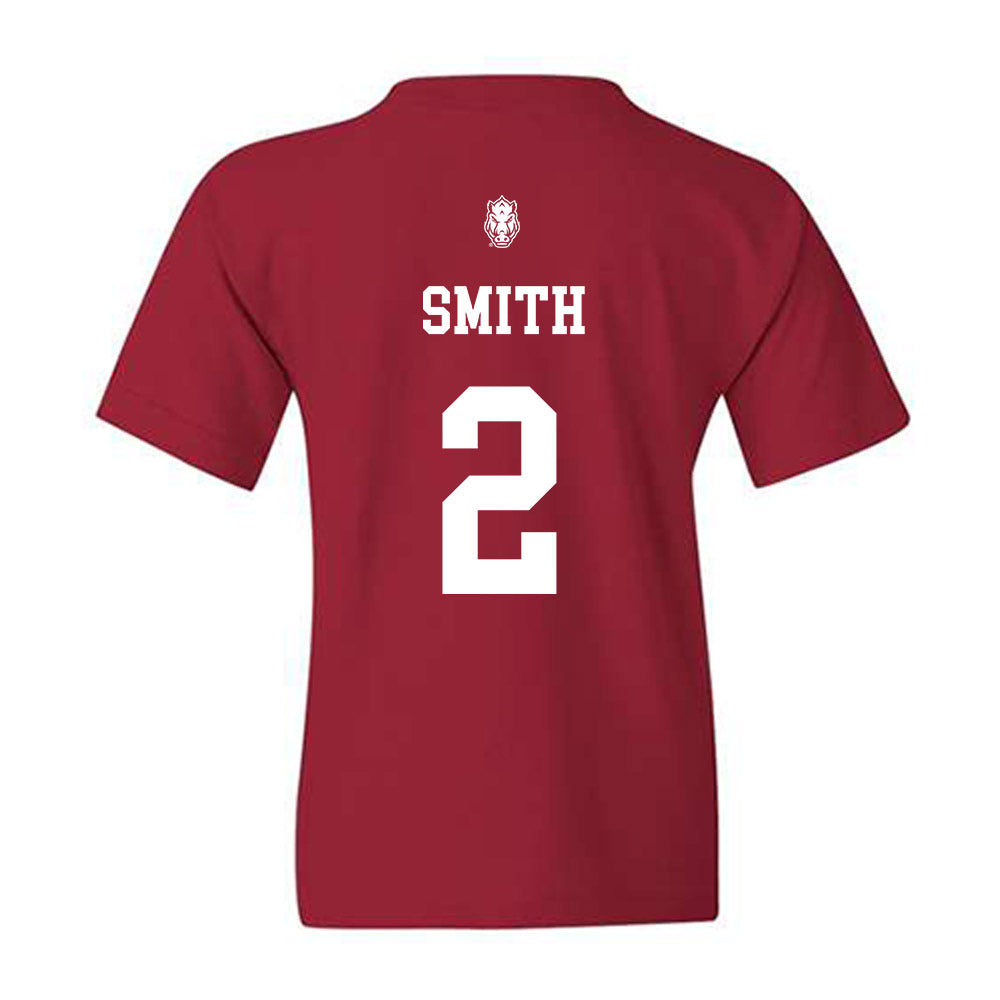 Arkansas - NCAA Women's Soccer : Keegan Smith - Classic Shersey Youth T-Shirt-1