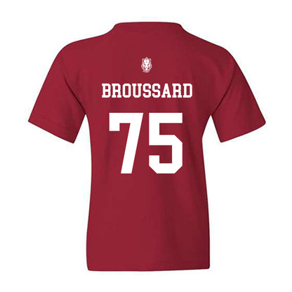 Arkansas - NCAA Football : Kavion Broussard - Classic Shersey Youth T-Shirt-1
