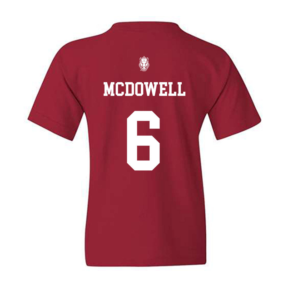 Arkansas - NCAA Softball : Ella McDowell - Classic Shersey Youth T-Shirt-1