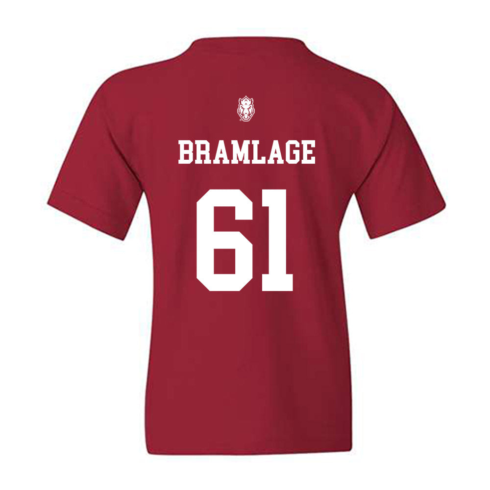 Arkansas - NCAA Football : Kaden Bramlage - Classic Shersey Youth T-Shirt-1