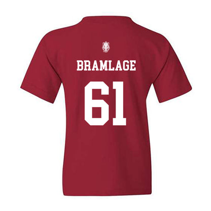 Arkansas - NCAA Football : Kaden Bramlage - Classic Shersey Youth T-Shirt-1