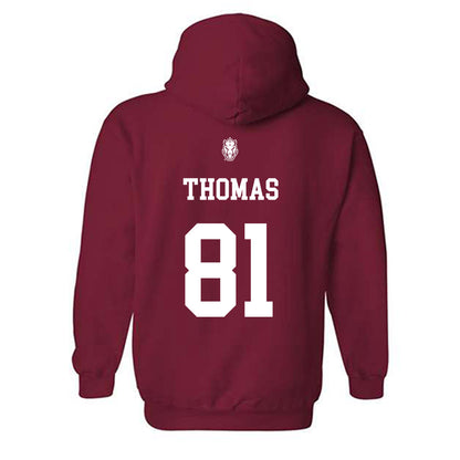 Arkansas - NCAA Football : Dai'Shaun Thomas - Classic Shersey Hooded Sweatshirt-1