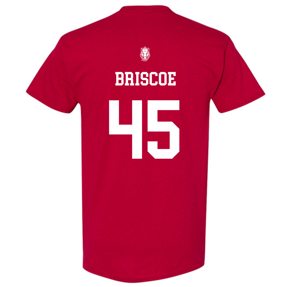 Arkansas - NCAA Baseball : Tye Briscoe - Classic Shersey T-Shirt-1