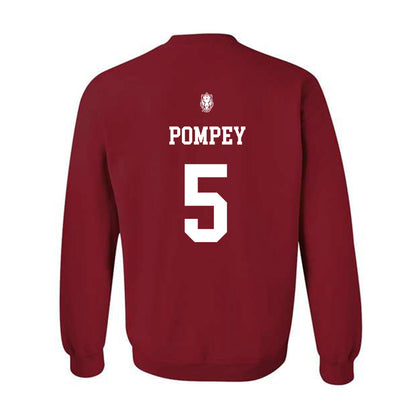 Arkansas - NCAA Baseball : TJ Pompey - Classic Shersey Crewneck Sweatshirt-1
