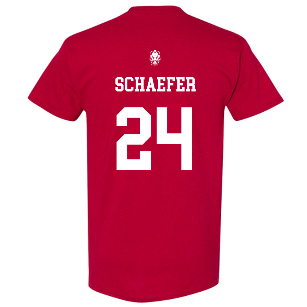 Arkansas - NCAA Baseball : Landon Schaefer - Classic Shersey T-Shirt-1