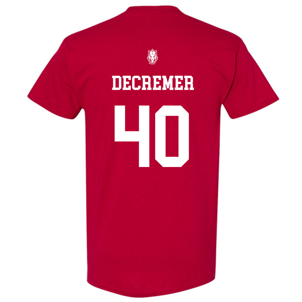 Arkansas - NCAA Baseball : James DeCremer - Classic Shersey T-Shirt-1