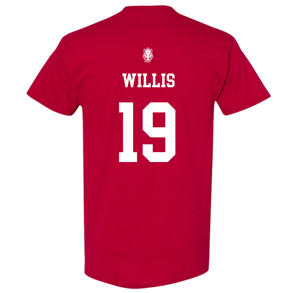 Arkansas - NCAA Baseball : Carson Willis - Classic Shersey T-Shirt-1