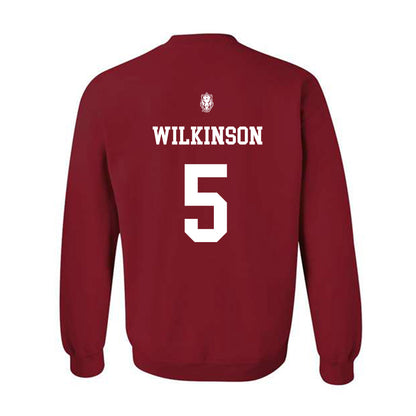 Arkansas - NCAA Men's Basketball : Jeremiah Wilkinson - Classic Shersey Crewneck Sweatshirt-1