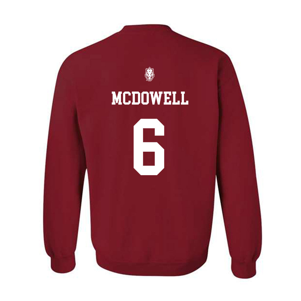 Arkansas - NCAA Softball : Ella McDowell - Classic Shersey Crewneck Sweatshirt-1