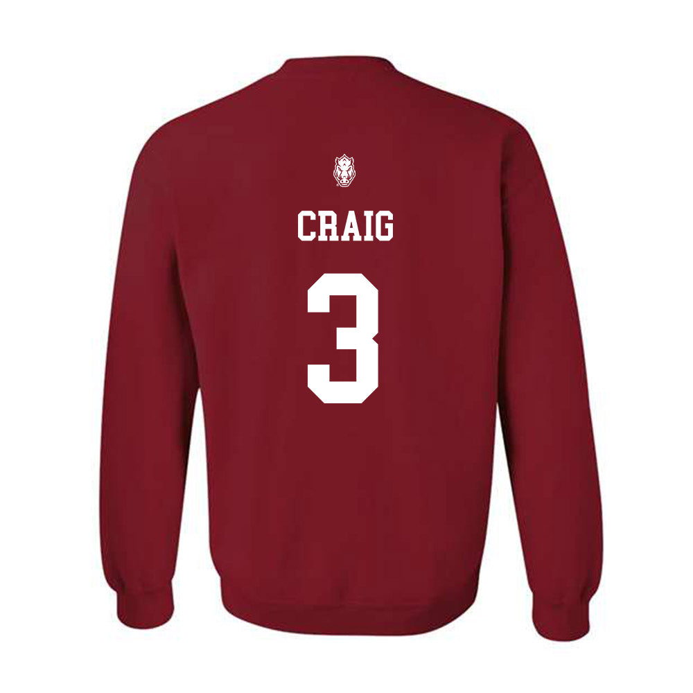 Arkansas - NCAA Women's Soccer : Nuria Craig - Classic Shersey Crewneck Sweatshirt-1