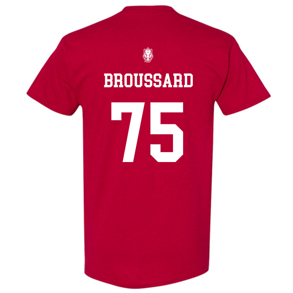 Arkansas - NCAA Football : Kavion Broussard - Classic Shersey T-Shirt-1