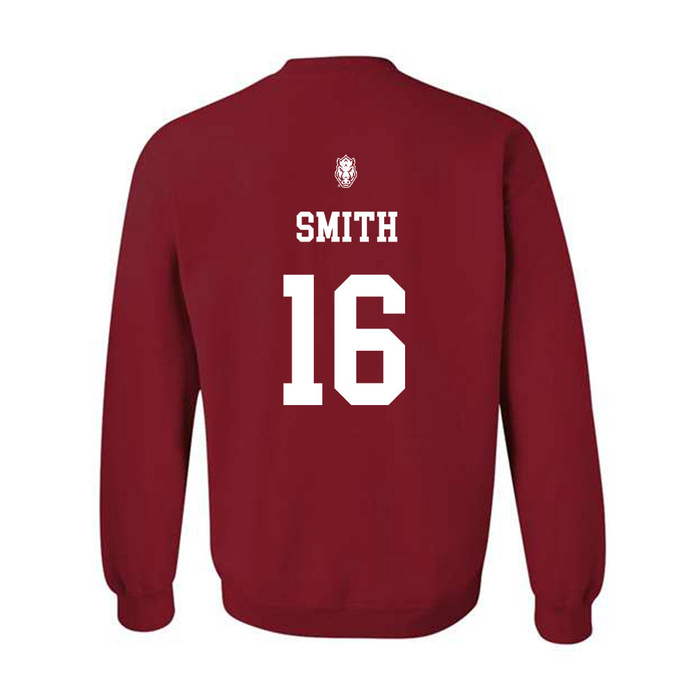Arkansas - NCAA Women's Volleyball : Layla Smith - Classic Shersey Crewneck Sweatshirt-1