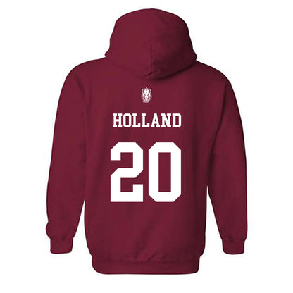 Arkansas - NCAA Baseball : Max Holland - Classic Shersey Hooded Sweatshirt-1