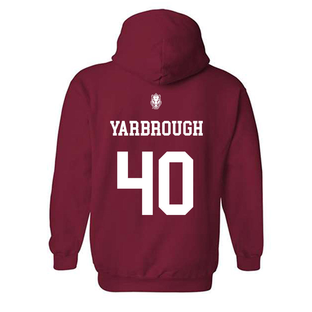 Arkansas - NCAA Football : Colton Yarbrough - Classic Shersey Hooded Sweatshirt-1