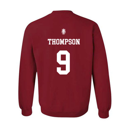 Arkansas - NCAA Men's Basketball : Davion Thompson - Classic Shersey Crewneck Sweatshirt-1