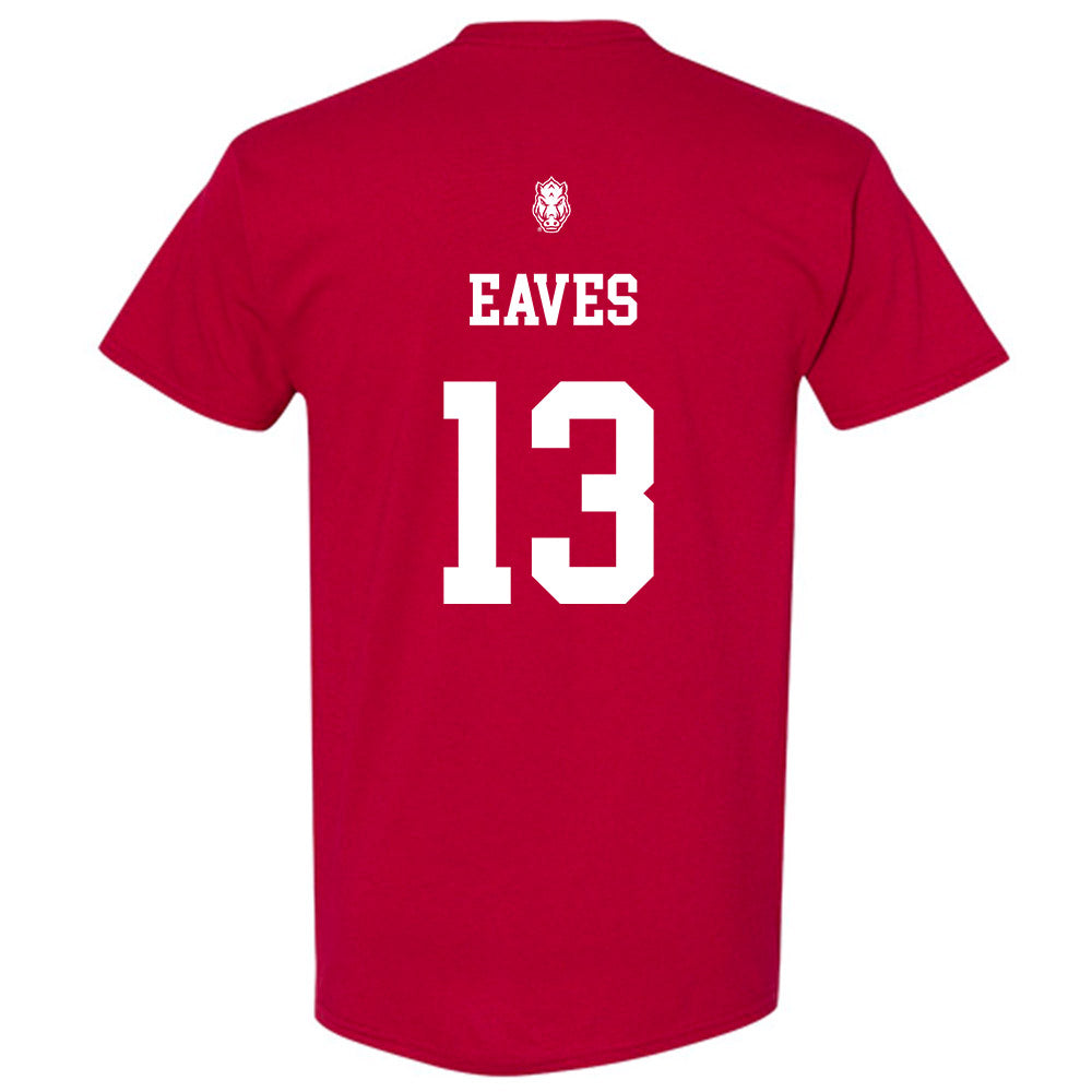 Arkansas - NCAA Baseball : Steele Eaves - Classic Shersey T-Shirt-1
