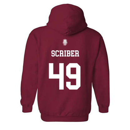 Arkansas - NCAA Football : Braxton Scriber - Classic Shersey Hooded Sweatshirt-1