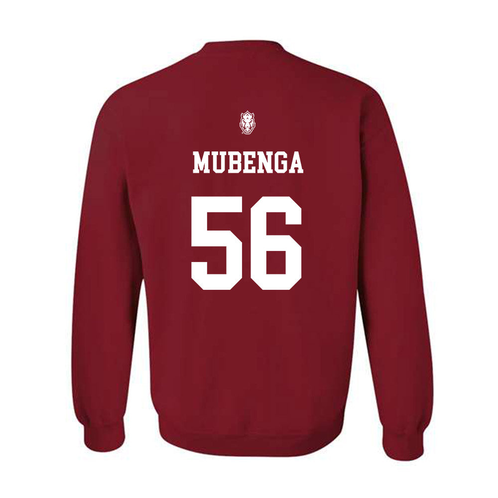 Arkansas - NCAA Football : Ben Mubenga - Classic Shersey Crewneck Sweatshirt-1