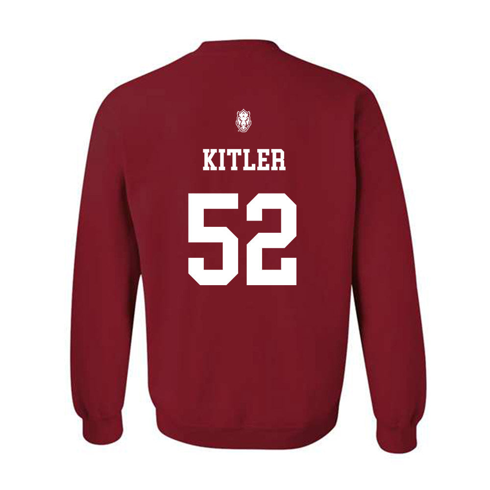 Arkansas - NCAA Football : Caden Kitler - Classic Shersey Crewneck Sweatshirt-1