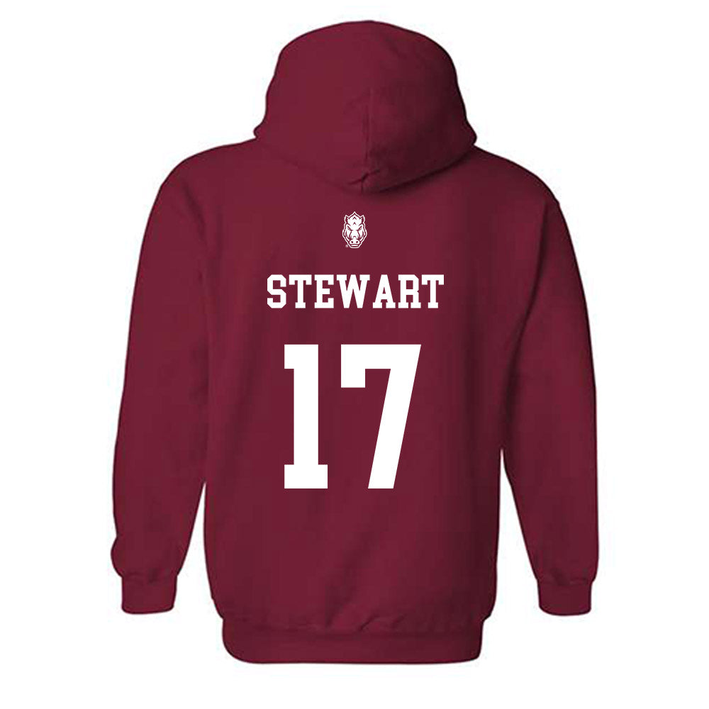 Arkansas - NCAA Baseball : Zack Stewart - Classic Shersey Hooded Sweatshirt-1