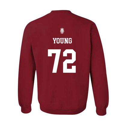 Arkansas - NCAA Football : Tucker Young - Classic Shersey Crewneck Sweatshirt-1