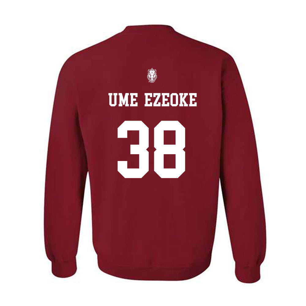 Arkansas - NCAA Football : Bradley Ume-Ezeoke - Classic Shersey Crewneck Sweatshirt-1