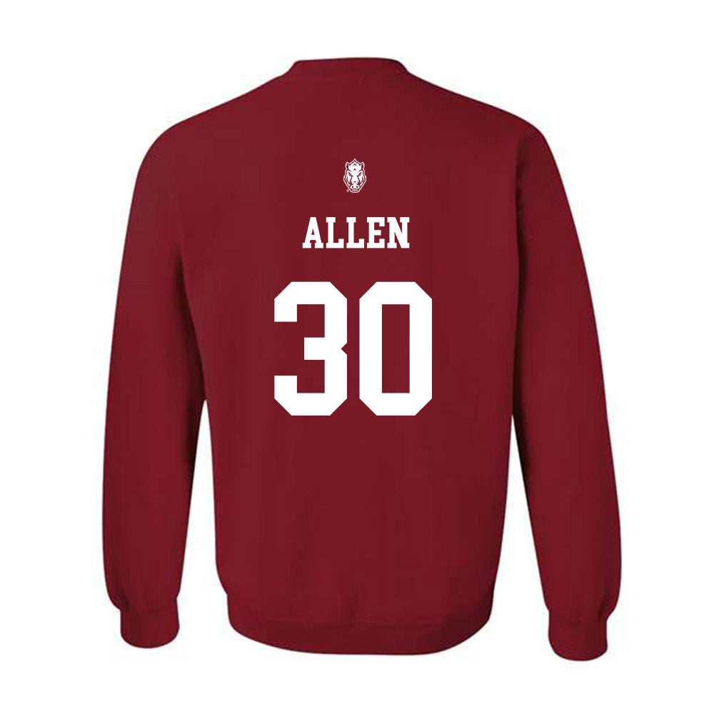 Arkansas - NCAA Football : J’Lynn Allen - Classic Shersey Crewneck Sweatshirt-1