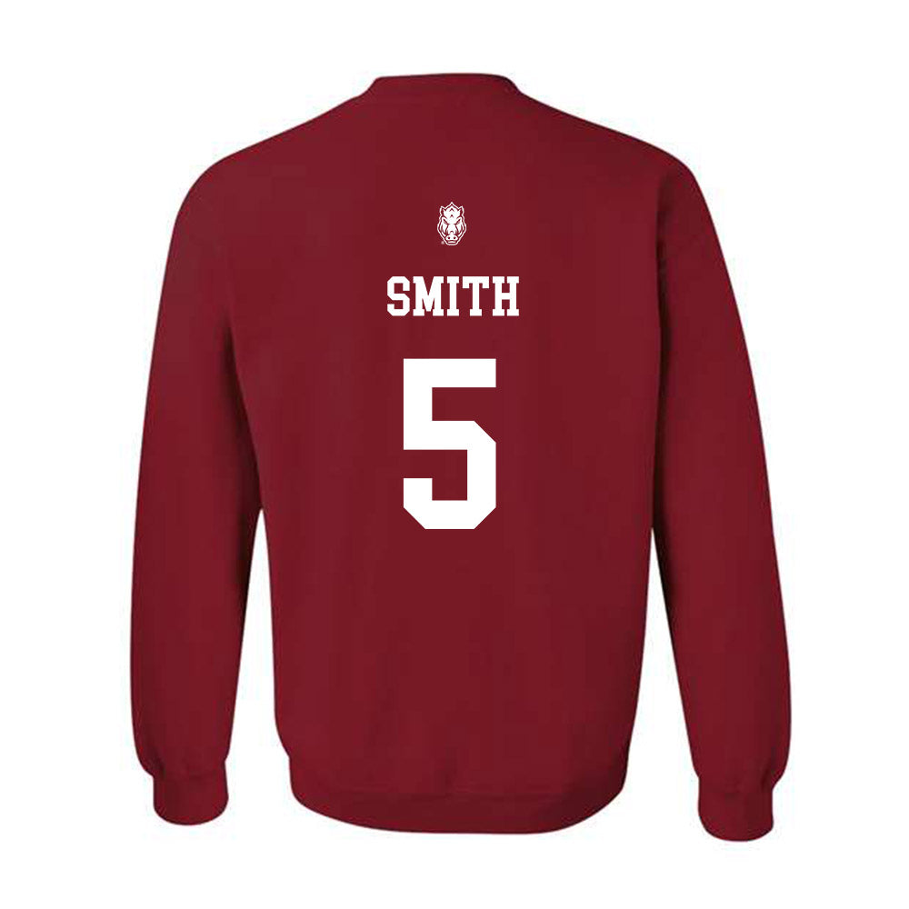 Arkansas - NCAA Football : Sutton Smith - Classic Shersey Crewneck Sweatshirt-1